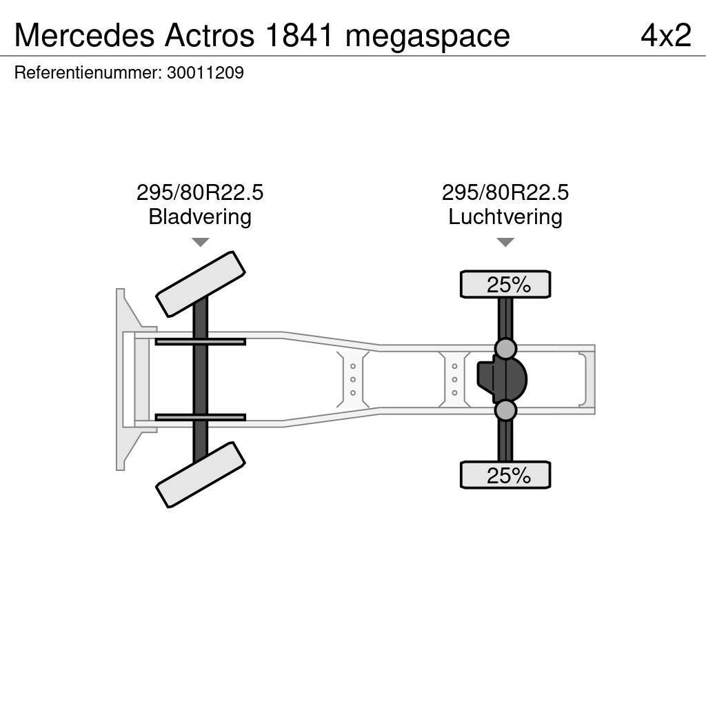 Mercedes-Benz Actros 1841 megaspace Vetopöytäautot