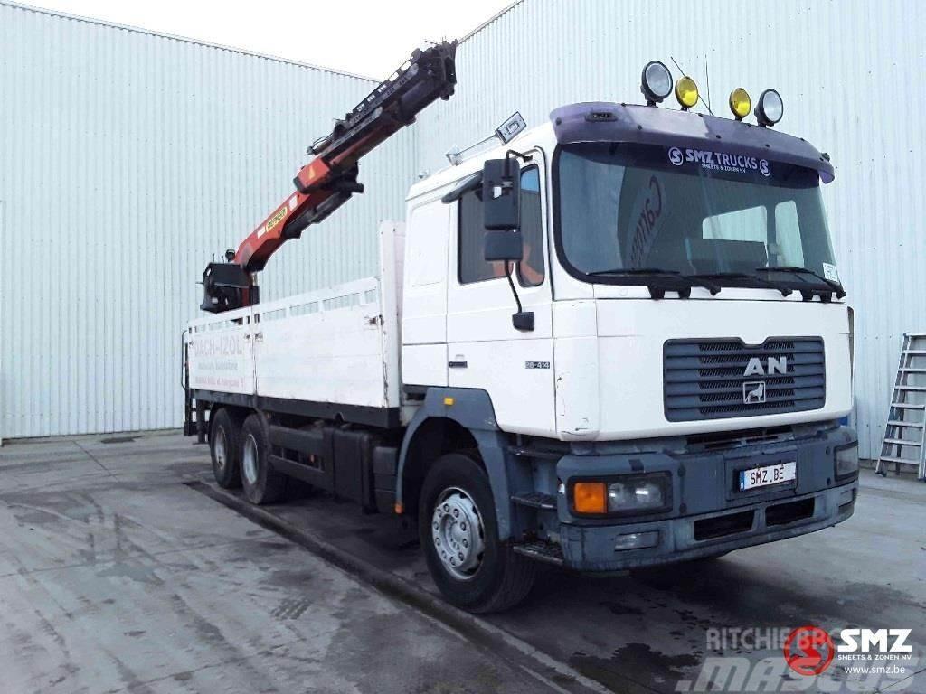 MAN 26.414 6x4 palfinger pk 16000 Crane trucks