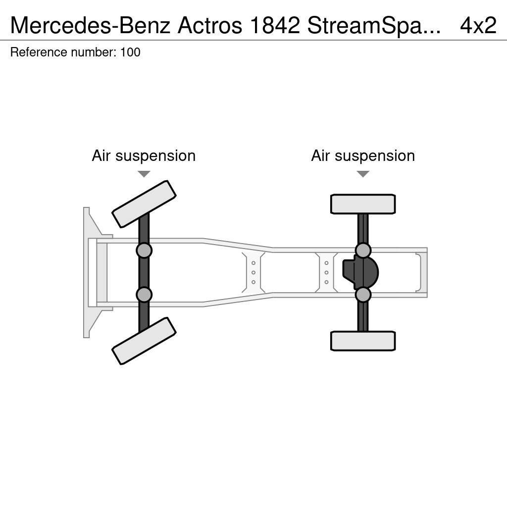 Mercedes-Benz Actros 1842 StreamSpace/Mega Voll Luft/Euro 6 Tractor Units