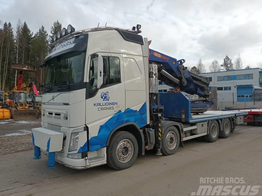 Volvo FH myös vuokralle ilman kuljettajaa Crane trucks