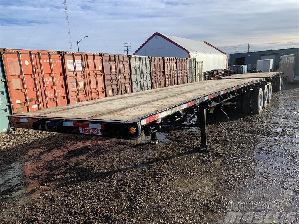 Manac Flat Deck Super B Lead/Pup Flatbed/Dropside semi-trailers