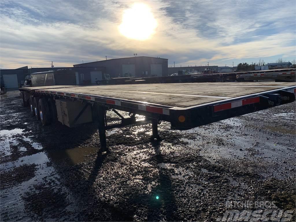 Manac Flat Deck Super B Lead/Pup Flatbed/Dropside semi-trailers