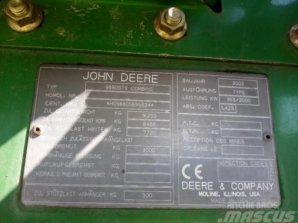 John Deere 9880 STS Leikkuupuimurit