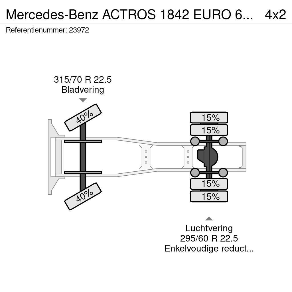 Mercedes-Benz ACTROS 1842 EURO 6 RETARDER 864.000KM Vetopöytäautot