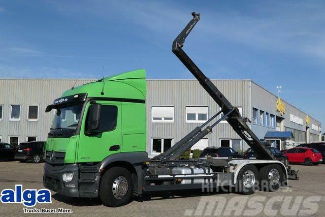 Mercedes-Benz 2546 L Actros 6x2, Meiller RS21.70, Lenk-Lift Hook lift trucks