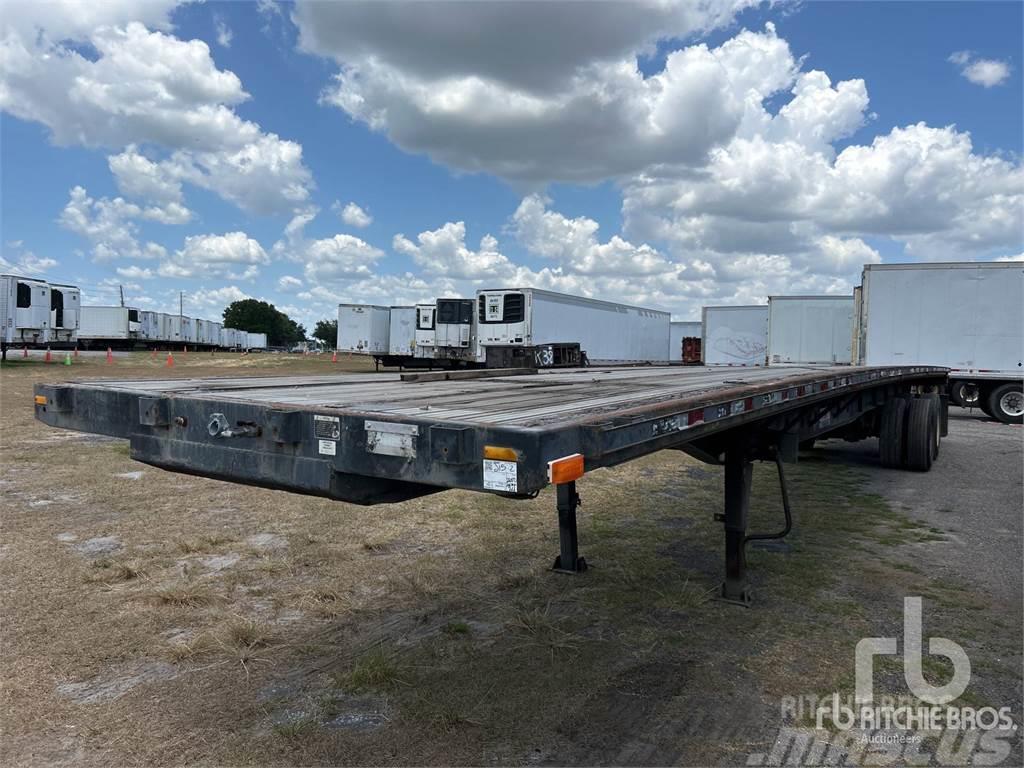 Transcraft 48 ft T/A Flatbed/Dropside semi-trailers