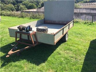  Low level trailer with hydraulic winch £700