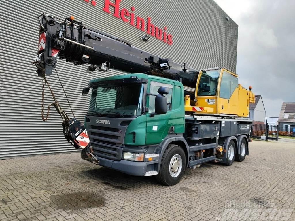Scania P420 6x4 Euro 5 Liebherr LTF 1035-3.1! All terrain cranes