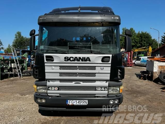Scania 124 G 420 Hakowiec Hook lift trucks