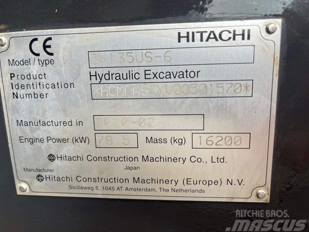 Hitachi ZX 135 US-6 Crawler excavators