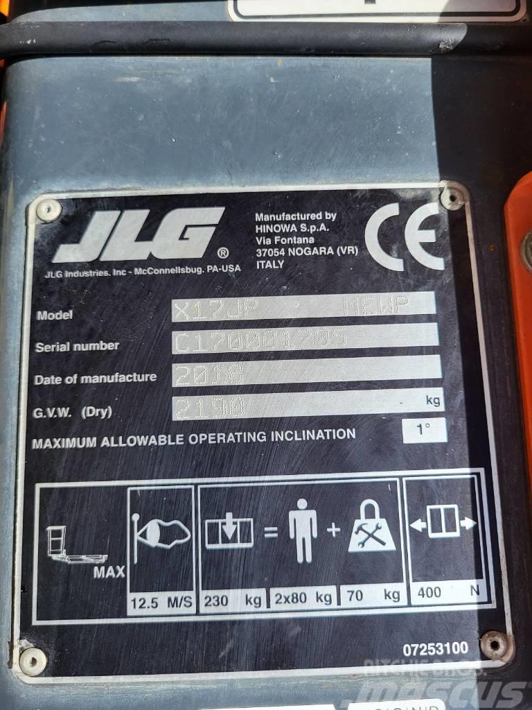 JLG X17 J Plus Articulated boom lifts