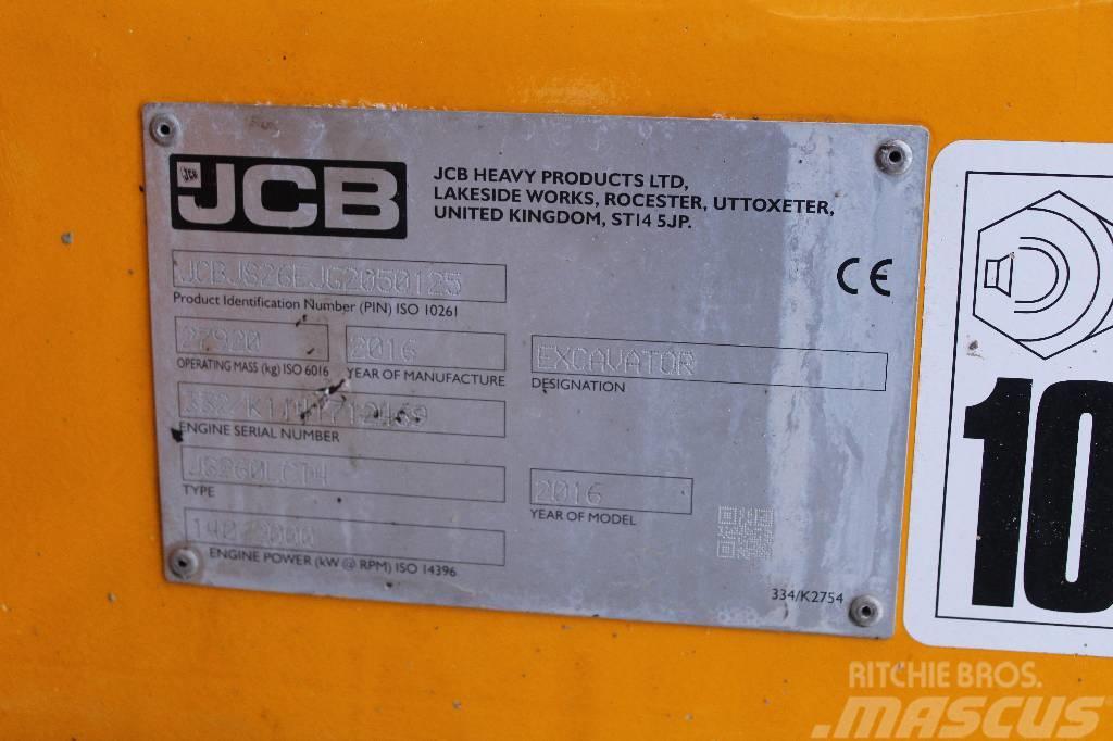 JCB JS 260 LC / Pyörittäjä, Novatron 2D, Kauha, YM! Crawler excavators
