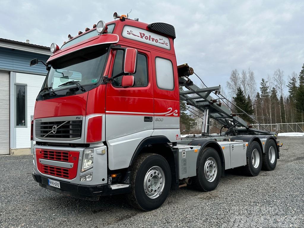 Volvo FH500 8x4 Multilift vaijerilaite Cable lift demountable trucks
