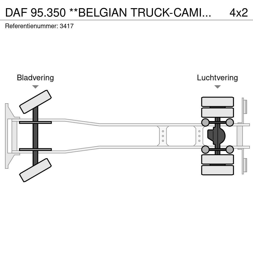 DAF 95.350 **BELGIAN TRUCK-CAMION BELGE** Box body trucks