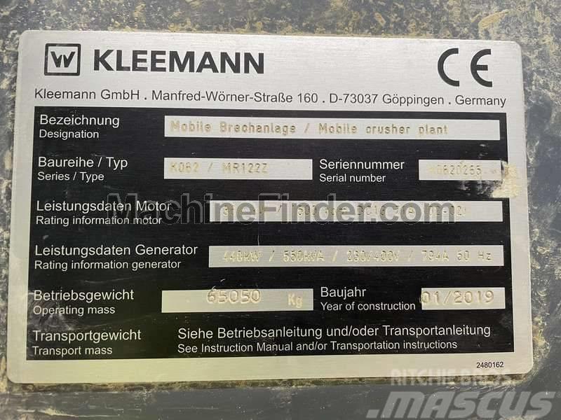 Kleemann MR 122 Z Mobile crushers