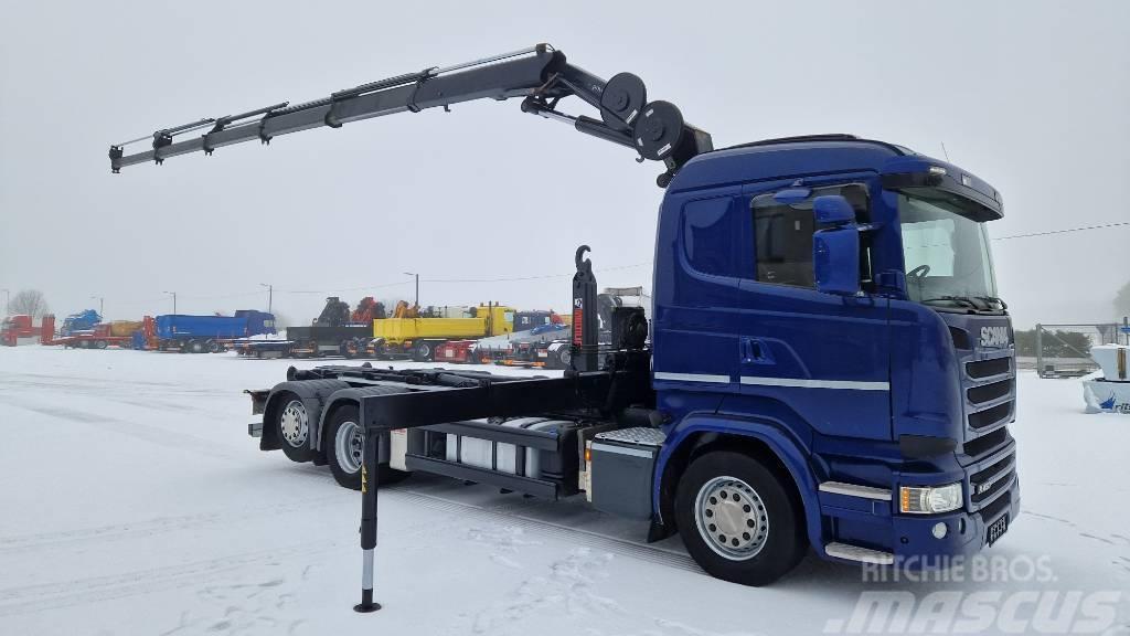 Scania R450 6X2*4 HMF 2420K5 Hook lift trucks