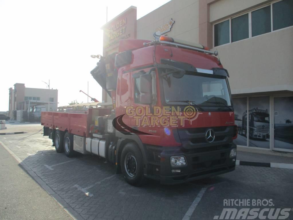 Mercedes-Benz Actros 2546 6x4 PALFINGER PK53002 Crane 2012 Crane trucks