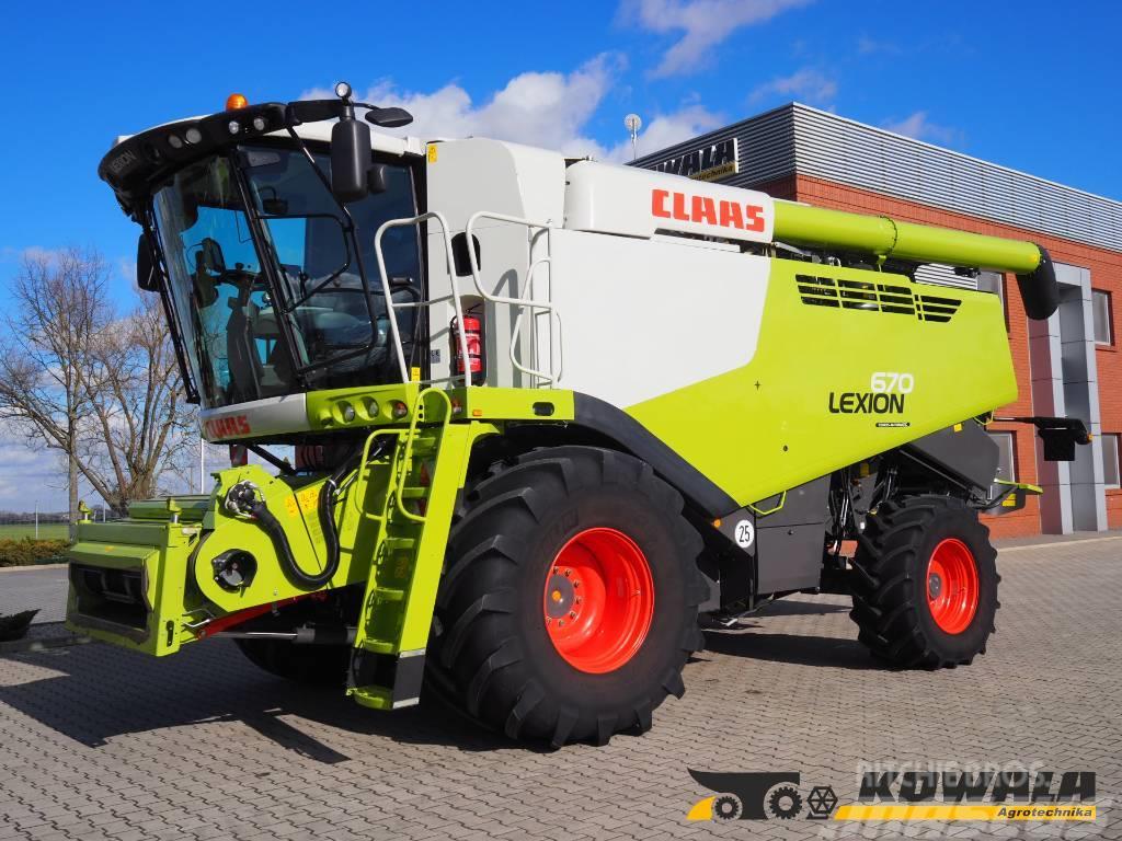 CLAAS Lexion 670 CEMOS GPS + V770 Combine harvesters