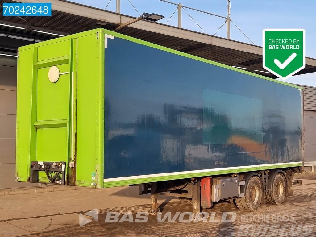 Renders ROC12.20 2 axles Lift+Lenkachse Laadklep NL-Traile Box body semi-trailers