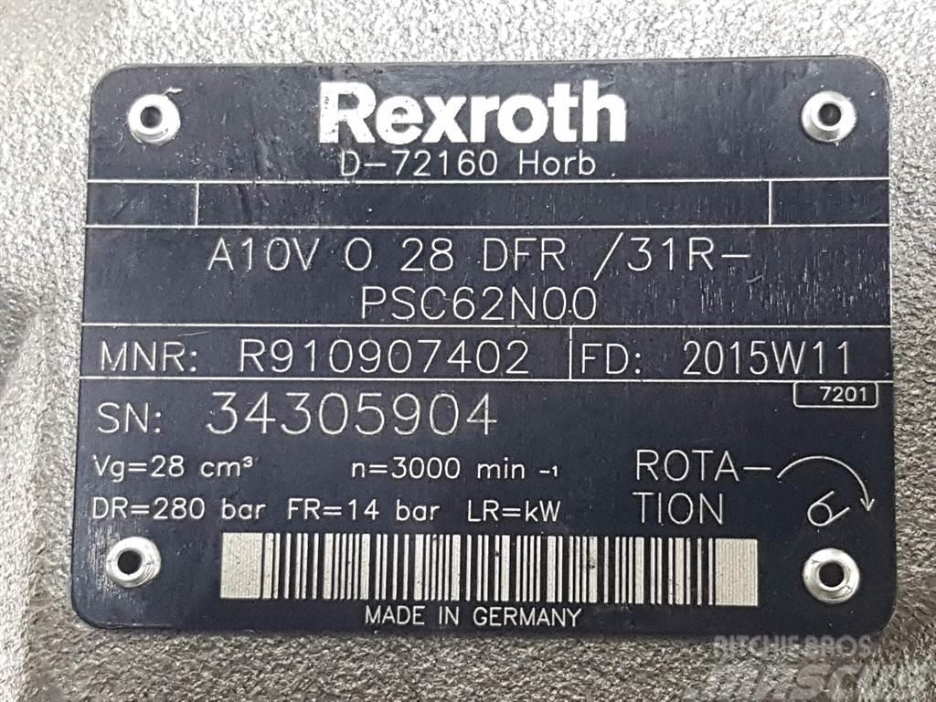 Rexroth A10VO28DFR/31R-R910907402-Load sensing pump Hydraulics