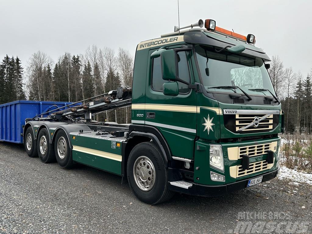 Volvo FM500 8x2*6 trippeli, vaijerilaite Cable lift demountable trucks