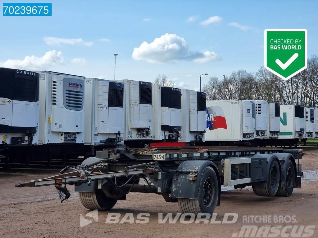 GS Meppel AIC-2700 LBM 3 axles Liftachse Containerframe trailers