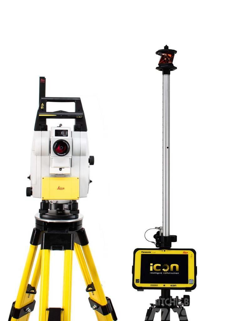 Leica Used iCR70 5" Robotic Total Station w/ CC80 & iCON Other components