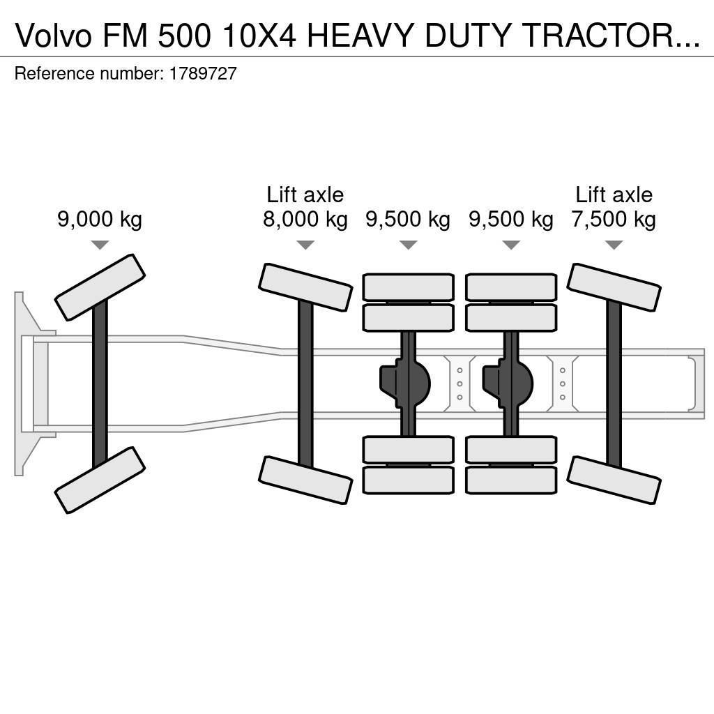 Volvo FM 500 10X4 HEAVY DUTY TRACTOR/SZM/TREKKER Tractor Units