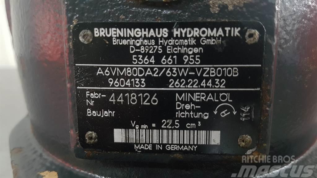 Brueninghaus Hydromatik A6VM80DA2/63W - Zeppelin ZL100 - Drive motor Hydraulics