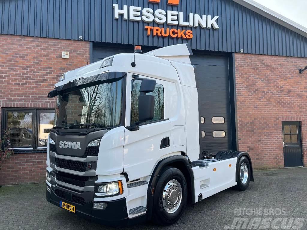 Scania P410 4X2 Dagcabine LED 9T Vooras 2x tank FULL-AIR Tractor Units