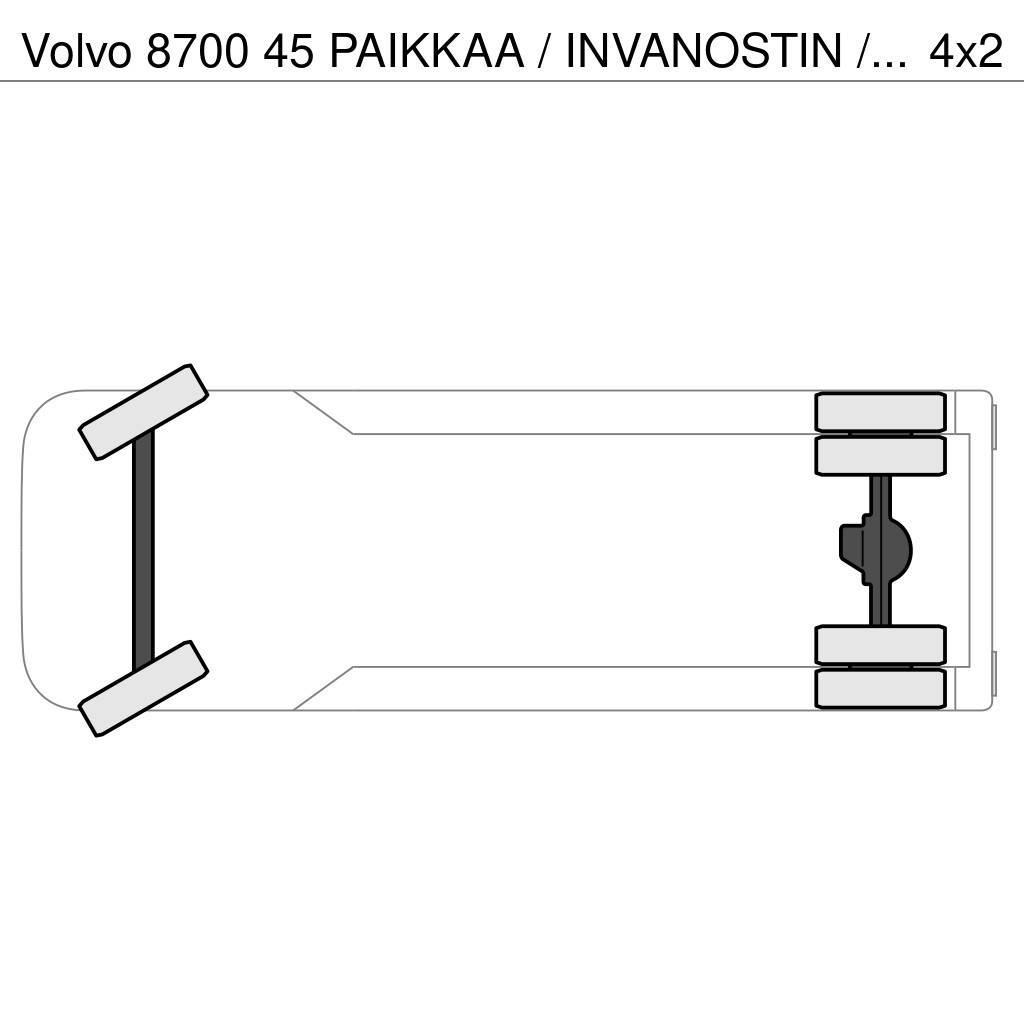 Volvo 8700 45 PAIKKAA / INVANOSTIN / EURO 5 Intercity buses