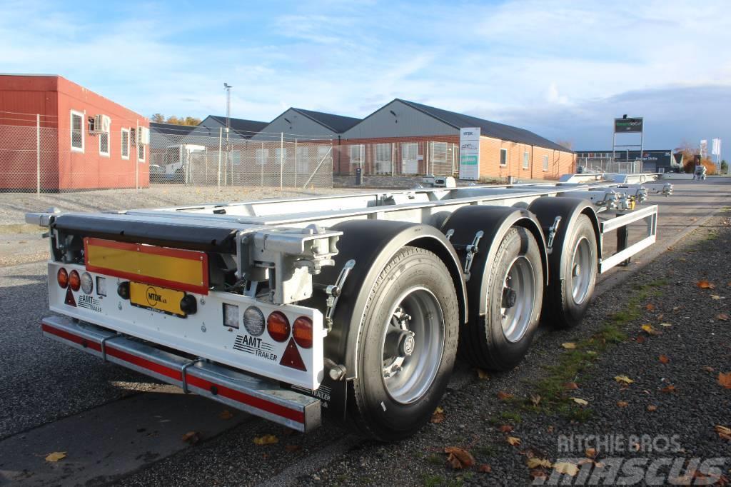 AMT CO310 - Container chassis med udskud i bag Containerframe semi-trailers