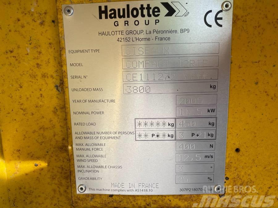 Haulotte Compact 12 RTE Scissor lifts