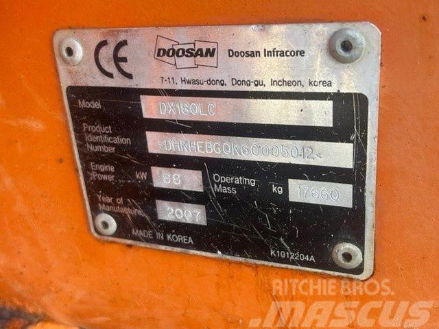 Doosan DX 180 LC Crawler excavators