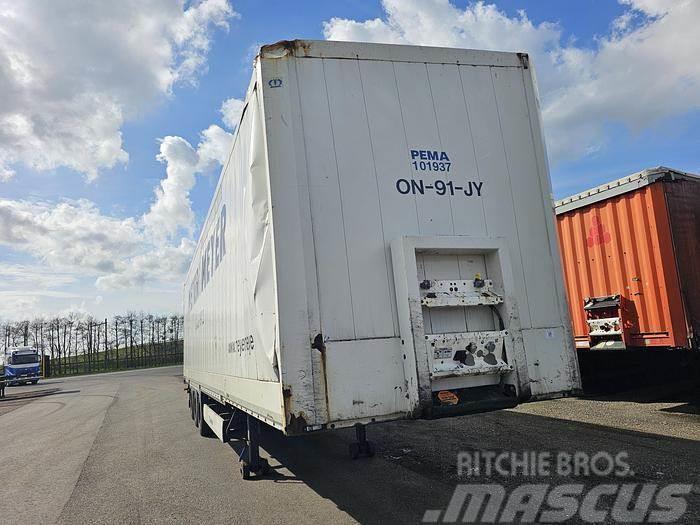 Krone sd | 3 axle mega closed box trailer| damage in fro Other semi-trailers