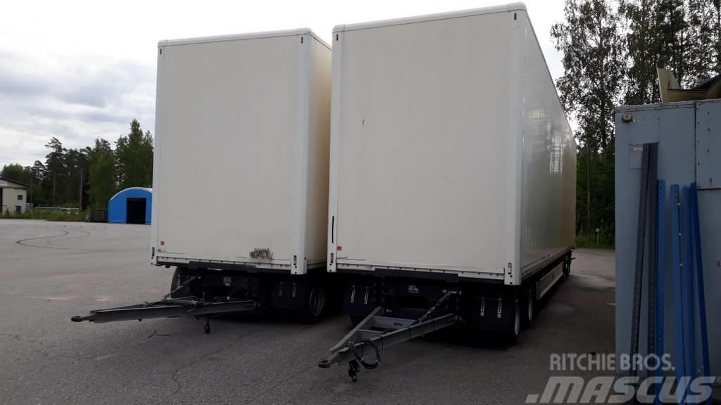 Fliegl VPS 280 4 aks. rahtipv Box body trailers