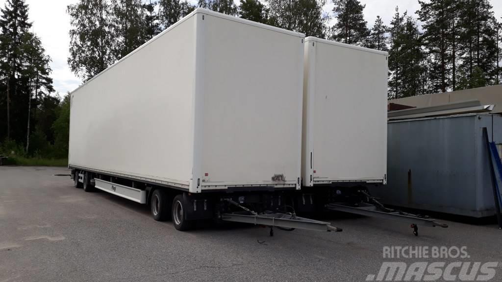 Fliegl VPS 280 4 aks. rahtipv Box body trailers