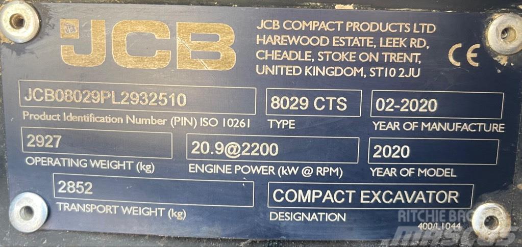 JCB 8029 CTS Mini excavators < 7t (Mini diggers)