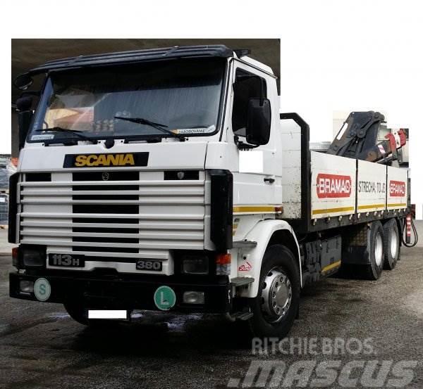 Scania R113 H 380 +Hiab 125.2 Crane trucks