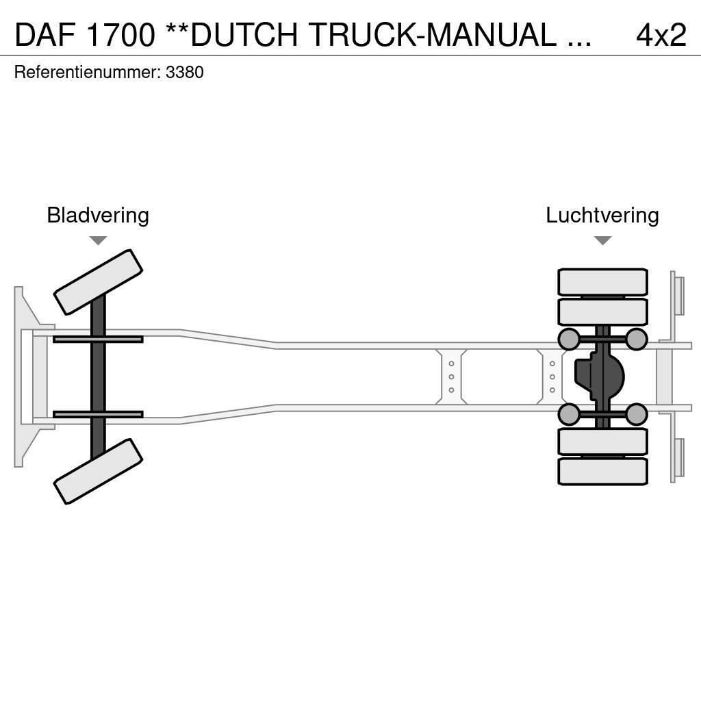 DAF 1700 **DUTCH TRUCK-MANUAL PUMP** Box body trucks