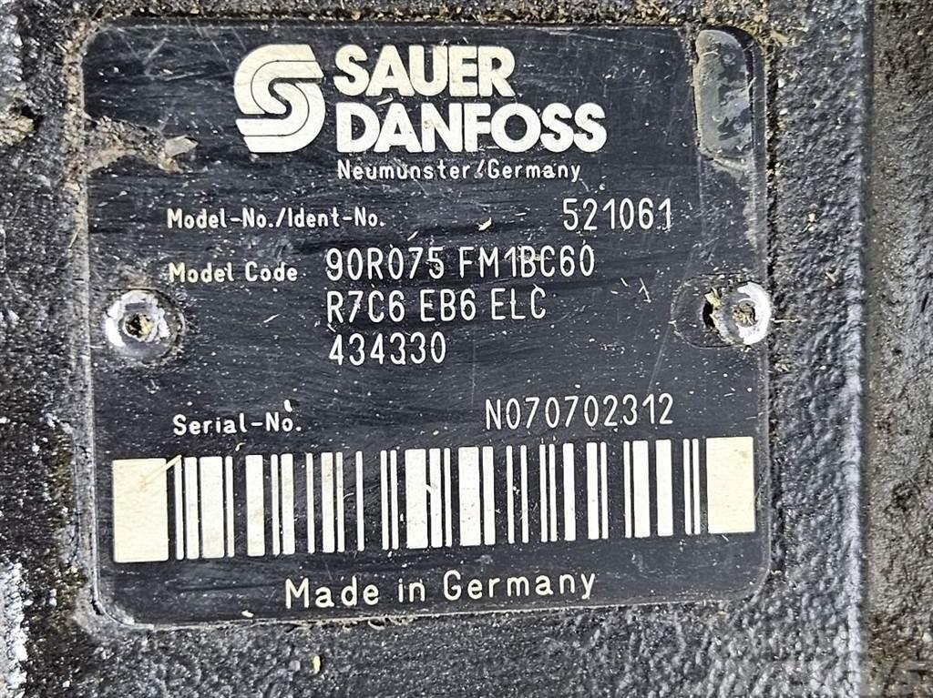 Sauer Danfoss 90R075FM1BC60R7C6-Drive pump/Fahrpumpe/Rijpomp Hydraulics