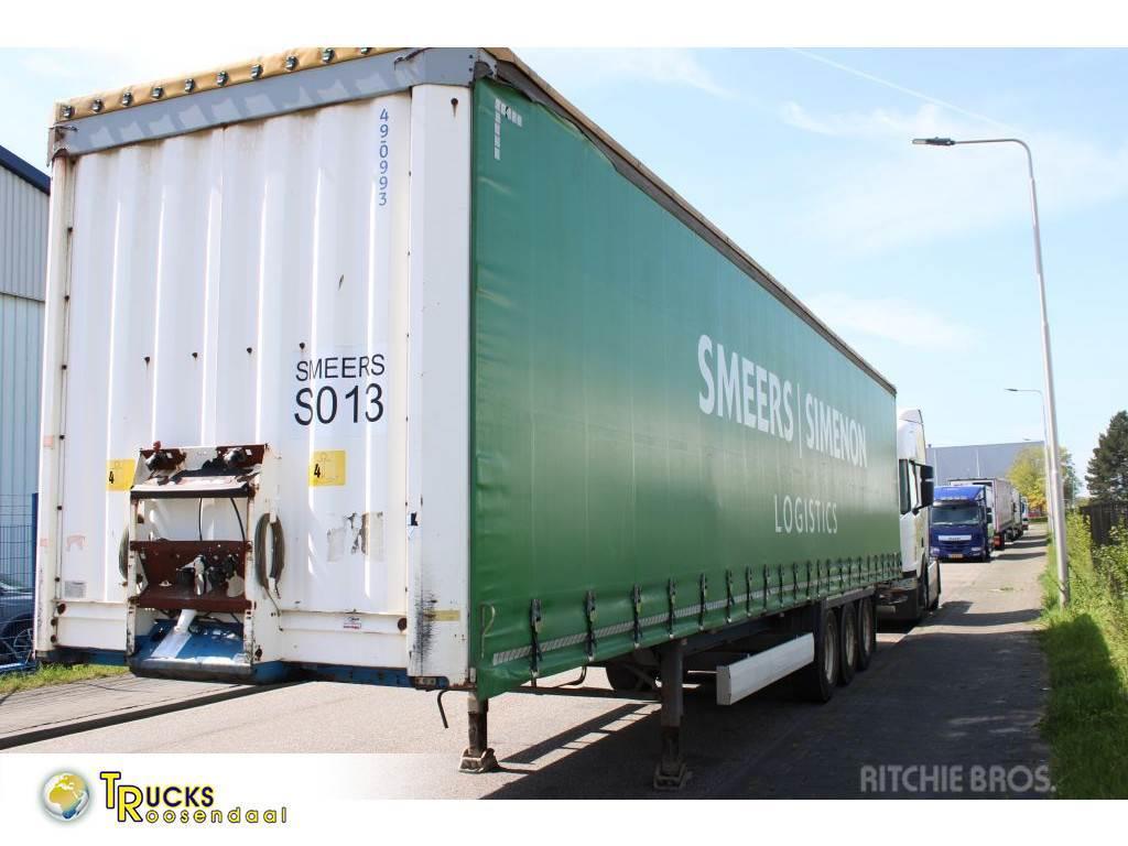 Krone 3x BPW + slide open roof + 4x in stock + 268 HEIGH Curtainsider semi-trailers