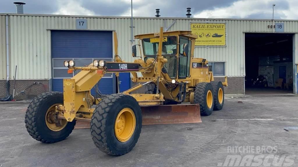 CAT 140H Motor Grader with Ripper Airco Good Condition Graders
