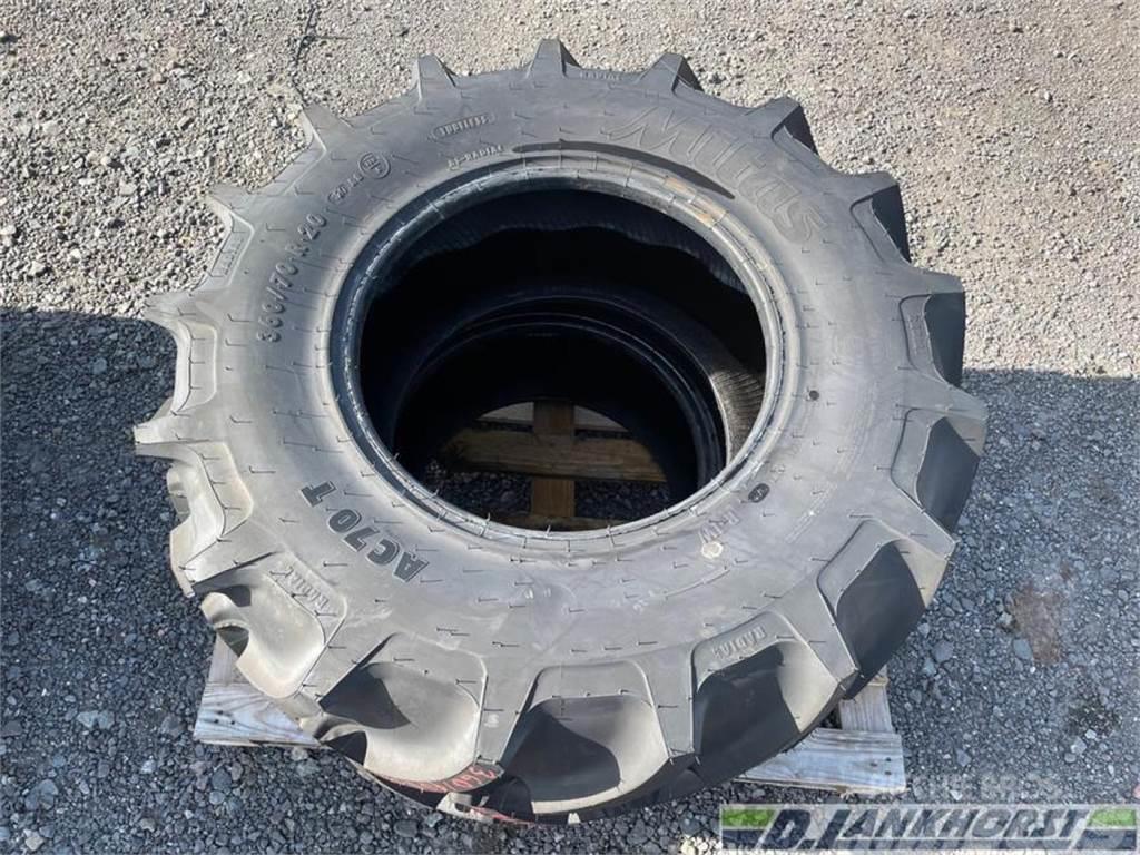 Mitas 2x 360/70R20 100% Tyres, wheels and rims
