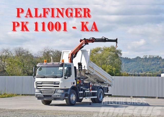 DAF CF 75.310 Kipper 4,30 m* KRAN * TOPZUSTAND Crane trucks