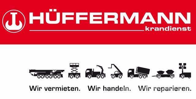 Hüffermann 2-achs Tieflader Plattformanhänger HPA 20.72 LT Skeletal trailers