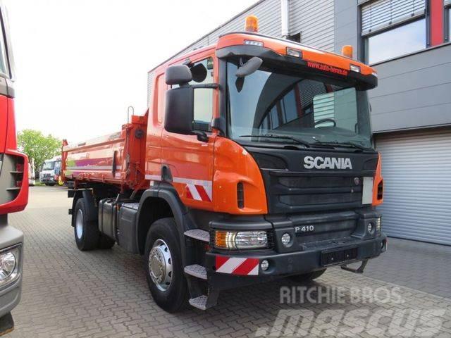 Scania P 410 4x2 2-Achs Kipper Meiller Bordmatik Tipper trucks