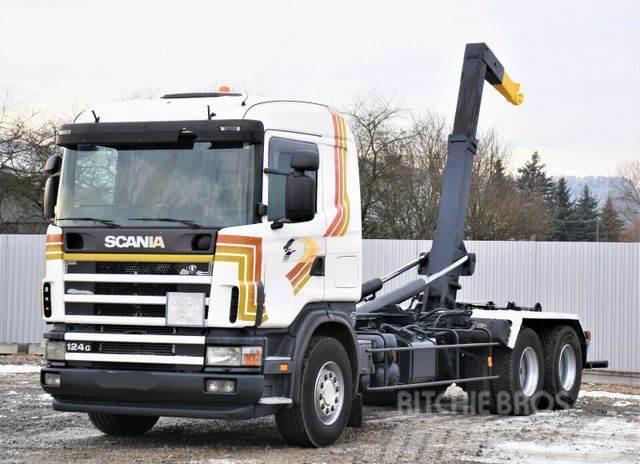 Scania R124 470 Abrollkipper *6x2* Top Zustand ! Hook lift trucks