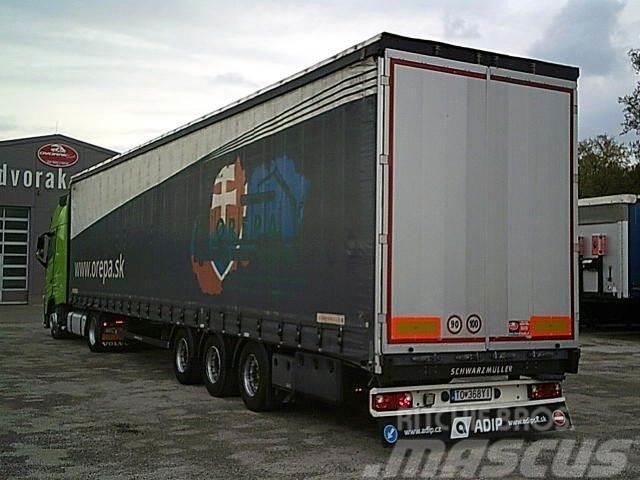 Schwarzmüller SPA 3 J MEGA HUBDACH Curtainsider semi-trailers