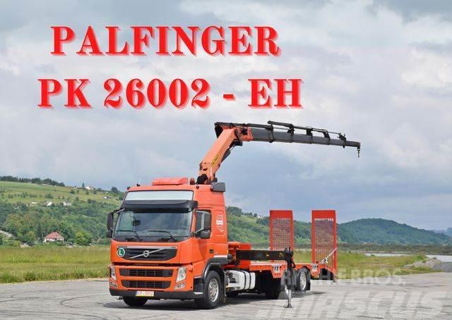 Volvo FM 410 Pritsche 7,50m +PK 26002-EH D /FUNK Crane trucks